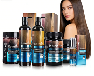 In Stock Hair Care Set Keratin Smoothing Repair Damaged Hair Shampoo and Conditioner Set