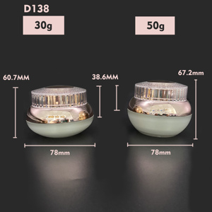 Dual-Layer Luxury Cosmetic Jar